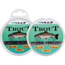 Ryuji Trout Carp Light Grey 150M Monofilament Misina Kalınlık (Mm) : 0,25MM