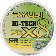 Ryuji Hı-Tech Pe 8b Green 300M Ip Misina Kalınlık (Mm) : 0,21MM