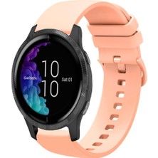 Garmin Venu ile Uyumlu Kordon Jel Silikon Tokalı Kayış
