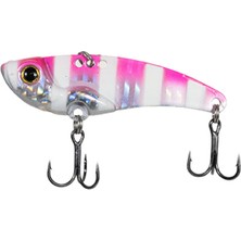 Ryuji Mirror Vib 6,5cm 22GR Vibrasyon Yem Renk : Pink Zebra Glow