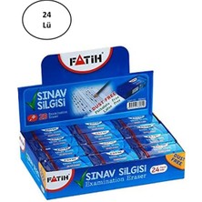 Fatih Mavi Dust Free Sınav Silgisi 24'Lü Kutu