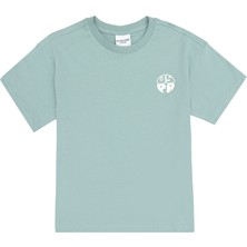 U.S. Polo Assn. Erkek Çocuk Mint Bisiklet Yaka Basic Tişört 50313887-VR090