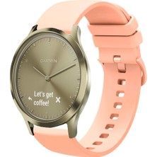 Garmin Vivomove Luxe , Style , Hr , Trend ile Uyumlu Kordon Jel Silikon Tokalı Kayış
