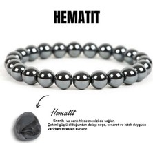 Alnis Atelier Hematit Doğal Taş Bileklik