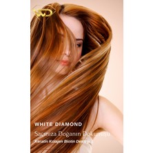 White Diamond Botox Keratin Profesyonel saç bakım yıpranmış saçlar için güçlü etkili bakım