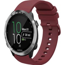 Garmin Forerunner 645 / 645 Music ile Uyumlu Kordon Jel Silikon Tokalı Kayış