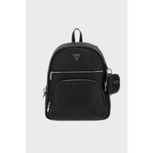 Guess Ayarlanabilir Çift Askılı Sırt Çantası Siyah Poliüretan Malzeme ile Şık Görünüm Sunar HWBG7124350