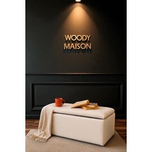 Marilyn Puf Modern Tarz Yatak Ucu Sandıklı Puf Kapı Girişi Bench Koltuk 35*90*42 cm