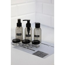 Homence Seyahat Makyaj Çantası Ve Füme Şişe 100ml Seyahat Kiti 6'lı