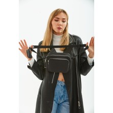 Siyah U4 Cüzdanlı Çanta C0018