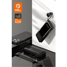 PL-K201 20.000 Mah. Göstergeli Lightning-Micro-Type-C ve Tablet Girişli