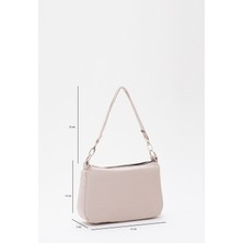 SHAKA Krem U16 Baget El ve Omuz Çantası U:23 cm E:15 cm G:7cm