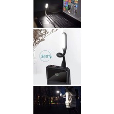 Intouch 10.000 mAh Prime Dijital Göstergeli Dahili Çoklu Kablolu Powerbank Siyah