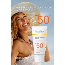 Dermaderm Spf 50+ Güneş Koruma Vitaminli Yüz ve Vücut Güneş Kremi 100 ml.
