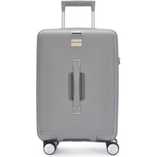 Pierre Cardin Trolley Valiz Gri Kabin Boy 04PC7080-03-GRİ