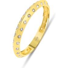 14 Ayar Altın Tamtur Piramit Yüzük