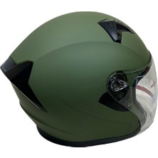 Jk Kask Yarım Çenesiz Yeşil M
