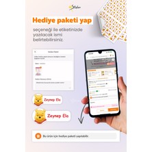 Okul Etiketi Kalem Defter Isimli Etiket Isim Yazılabilen Hello Kety - 190 Adet Özel Tasarım