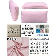 %100 Pamuk Petek 4 Adet Sırt Minderi Kılıfı