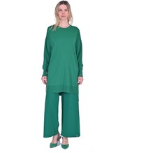 Invee Oversize Renk Detaylı Triko Tunik BENETTON