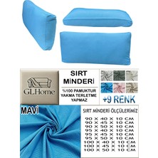 %100 Pamuk Petek 4 Adet Sırt Minderi Kılıfı