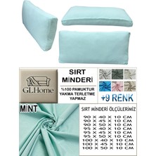 %100 Pamuk Petek 4 Adet Sırt Minderi Kılıfı