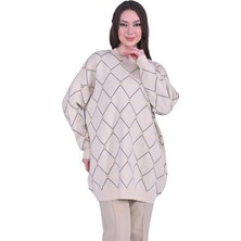 Kristal Triko Tunik Vanilya