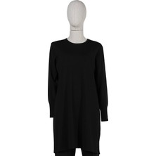 Klasik Triko Tunik Siyah