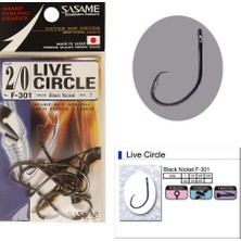 Sasame F-301 Live Circle Serisi Olta Iğnesi Iğne No : 2-0
