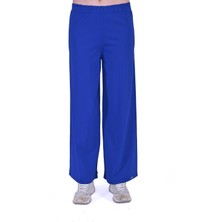Düz Paça Triko Pantolon Sax