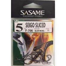 Sasame Seigo F-706 Sliced Serisi Olta Iğnesi Iğne No : 1