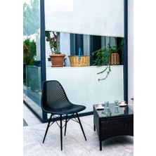 Safir Sandalye – Metal Ayaklı Modern Mutfak Kafe Restoran Ofis Sandalyesi 2'li Set