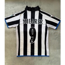 Shearer 9 Newcastle United 2000/01 Sezon Yakalı Nostalji Forması