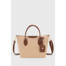 Krem El Ve Omuz Çanta Retro Vintage Suya Dayanıklı Niş Tasarım Çapraz Askılı Çanta  265 