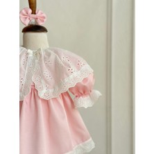 Hobidik Bebek Çocuk Fisto Yakalı Elbise Set