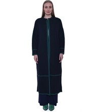 Road Yün Triko Uzun Hırka Lacivert