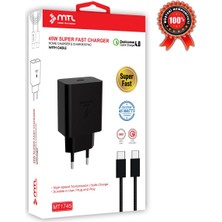 Infinix Hot 60 Pro+ Uyumlu Süper Hızlı Pd Type-C To Type-C ve 45W Şarj Seti MT-A1745