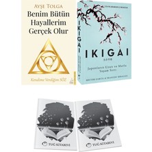 Benim Bütün Hayallerim Gerçek Olur ve Ikigai Japonların Uzun ve Mutlu Yaşam Sırrı + Hediyeli
