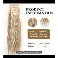 Peruk Çıtçıt   Postiş At Kuyrugu Isıya  Dayanıklı Fiber Saçlar