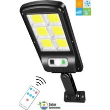 HB-400 Model Solar Güneş Enerjili LED Bahçe Aydınlatması 120 Ledli 3 Modlu Hareket Sensörlü Su Geçirmez Lambası (2400MAH.)