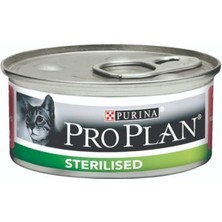 Pro Plan Sterilised Somonlu Yaş Kedi Konserve Maması 85 gr ( 24 Adet )