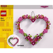LEGO® Iconic Kalp Süsü 40638 - 9 Yaş & Üzeri Çocuklar için Sevgililer Günü Temalı Model Yapım Seti (254 Parça)
