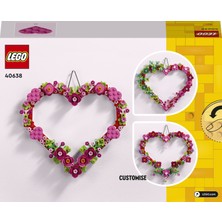 LEGO® Iconic Kalp Süsü 40638 - 9 Yaş & Üzeri Çocuklar için Sevgililer Günü Temalı Model Yapım Seti (254 Parça)