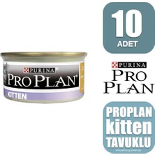 Pro Plan Kitten Tavuk Etli Yavru Kedi Konservesi 85 gr x 10 Adet