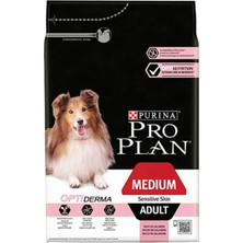 Pro Plan Medium Senstive Skin Somonlu ve Pirinçli Yetişkin Orta Irk Köpek Maması 14 kg