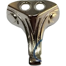 Moda Taşlı Ahşap, Mdf, Sunta Sandık Ayağı, Kutu Ayak 1,5 cm - Nikel