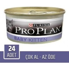 Pro Plan Baby Kitten Tavuklu Yeni Doğan Yavru Kedi Konservesi 85GR x 24 Adet