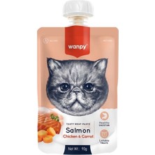 Wanpy Digiworld Taze Somonlu&tavuklu 10'lu Kedi Et Ezmesi 90 gr