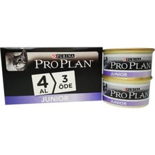 Pro Plan Yavru Kedi Konservesi Tavuk Etli 85 gr 4 Al 3 Öde