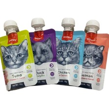 Wanpy Digiworld 4 Çeşit Karma Kedi Et Ezmesi 90 Gr.